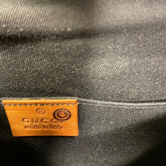 Rare Designer Gucci Studded with Horse Bit Black/Brown Bag - Picture 11 of 11
